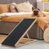 Large Dog Pet Ramp Stairs with Adjustable Height for Bed Couch Car Truck SUV