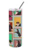 Lots of Bernese Mountain Dog Stainless Steel Skinny Tumbler Vacuum Double Walled Reusable Insulated Tumbler Travel Cup for Coffee Cocktails Gift with
