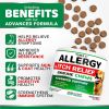 2 Pack Dog Allergy Relief Chews Dog Itching Skin Relief Treatment Pills Anti Itch for Dogs Itchy and Paw Licking Dry Skin & Hot Spots Omega 3 Fish Oil