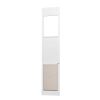 Dog Door for Sliding Glass Door, 75 7/8"-80 11/16" Adjustable Height Doggy Door for Sliding Doors