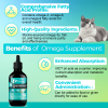 Omega Supplement Oil for Dogs Promotes Healthy Skin Coat Joint and Heart Support