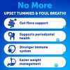 No Poo Chews for Dogs Puppy Coprophagia Stool Eating Deterrent Prevent Dog from Eating Poop Stop Eating Poop Treats with Probiotics & Enzymes Immune D