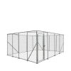 20' x 20' Outdoor Dog Kennel Playpen, Outdoor Dog Runner, Pet Exercise House, Lockable Gate, 6' Chain-Link Fence, TMG-DCP2020