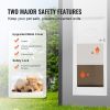 Dog Door for Sliding Glass Door, 75 7/8"-80 11/16" Adjustable Height Doggy Door for Sliding Doors