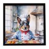 Framed Metal Print Bathroom, Kitchen, Office, Home Decor Wall Art Ready to Hang, Square, 8X8