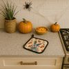 Pair of Pot Holders Pair 7.5x7.5 Quilted Insulated Hot Pads Decorative Kitchen Gift Made in USA