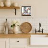 Framed Metal Print Bathroom, Kitchen, Office, Home Decor Wall Art Ready to Hang, Square, 8X8