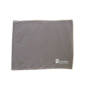 Chillz Gel Mat Cover (Color: Grey, size: XL)